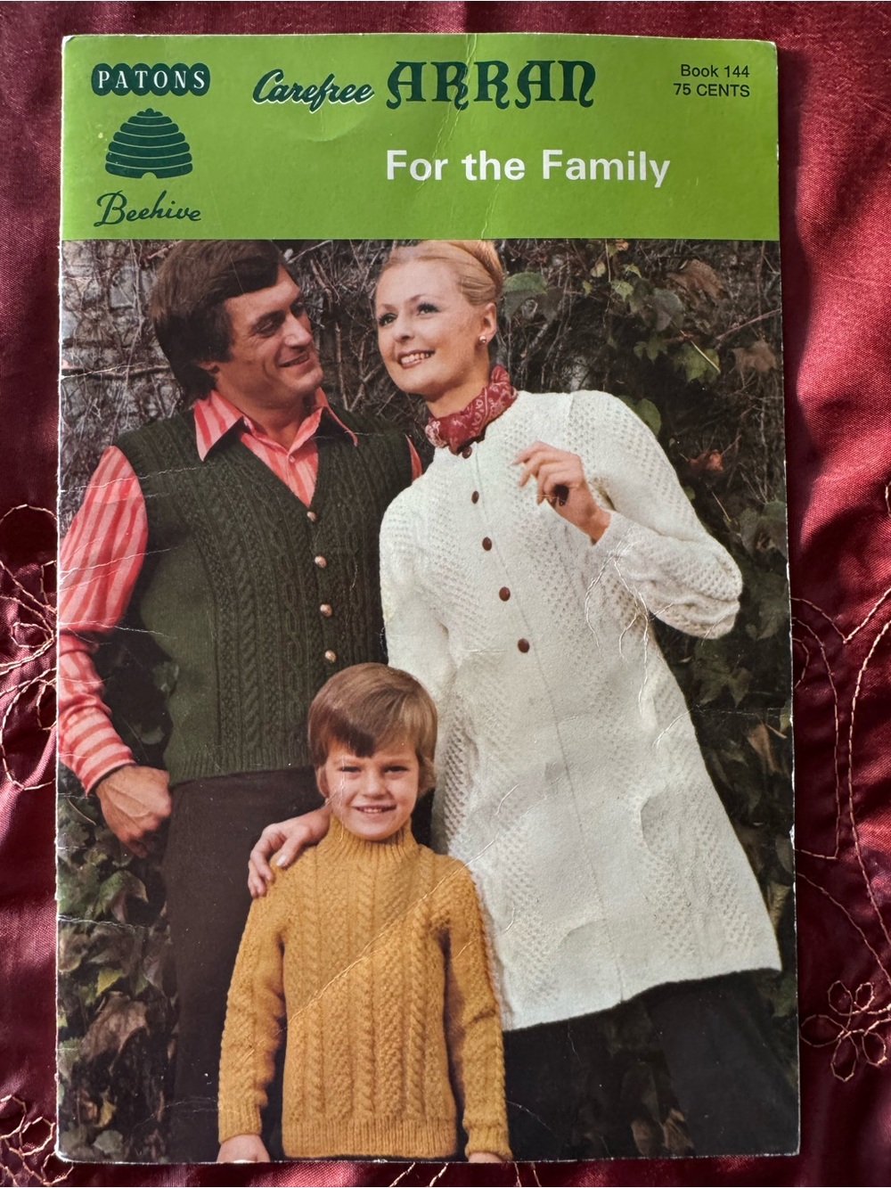 Patons Carefree Arran Knitting Pattern Books Family Sweater Covers,
Pre-School